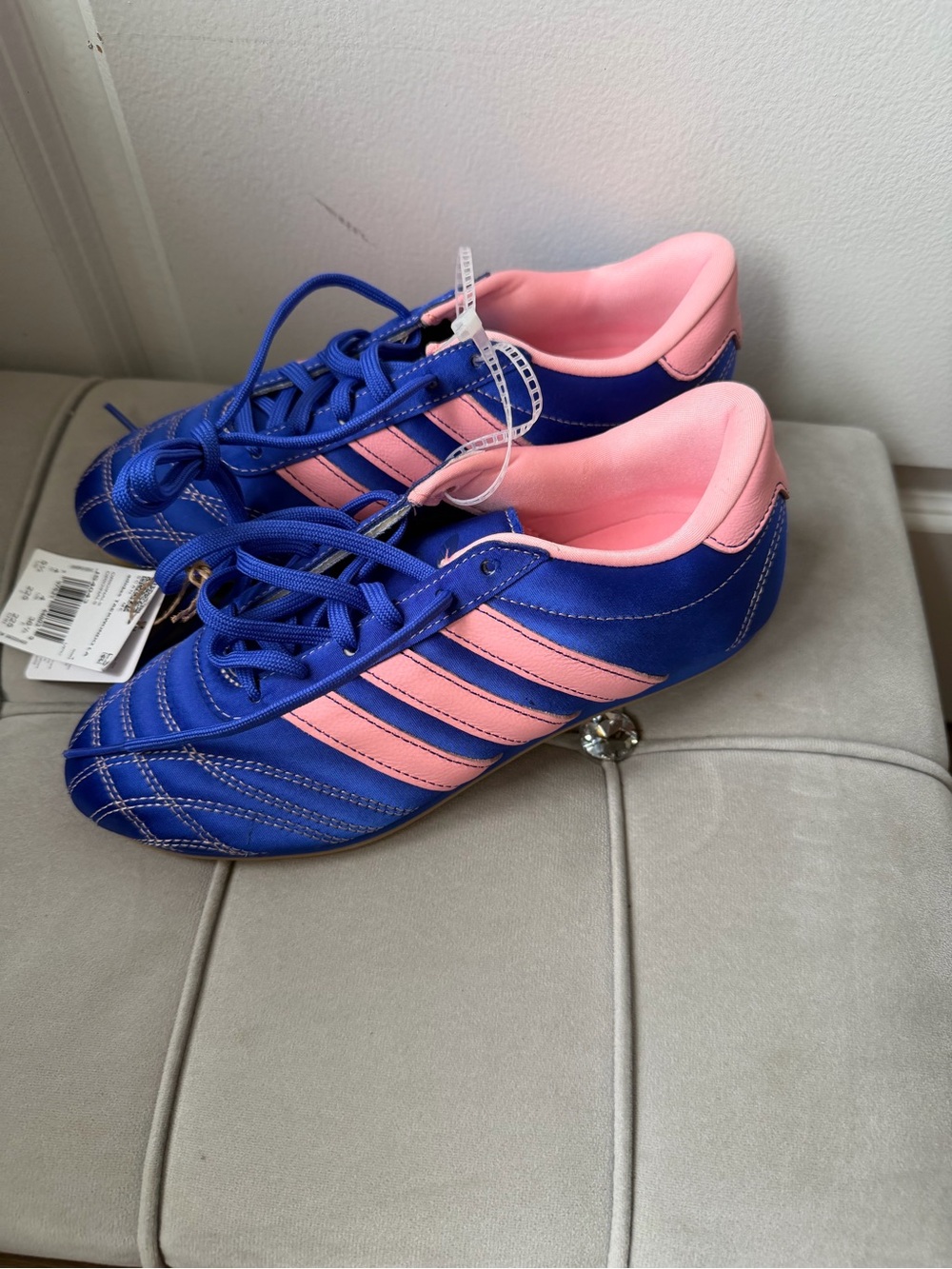Adidas Originals Taekwondo Lace Women's Blue Shoe Athletic Sneaker Footwear